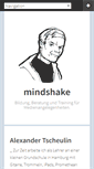 Mobile Screenshot of mindshake.de