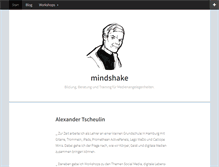 Tablet Screenshot of mindshake.de